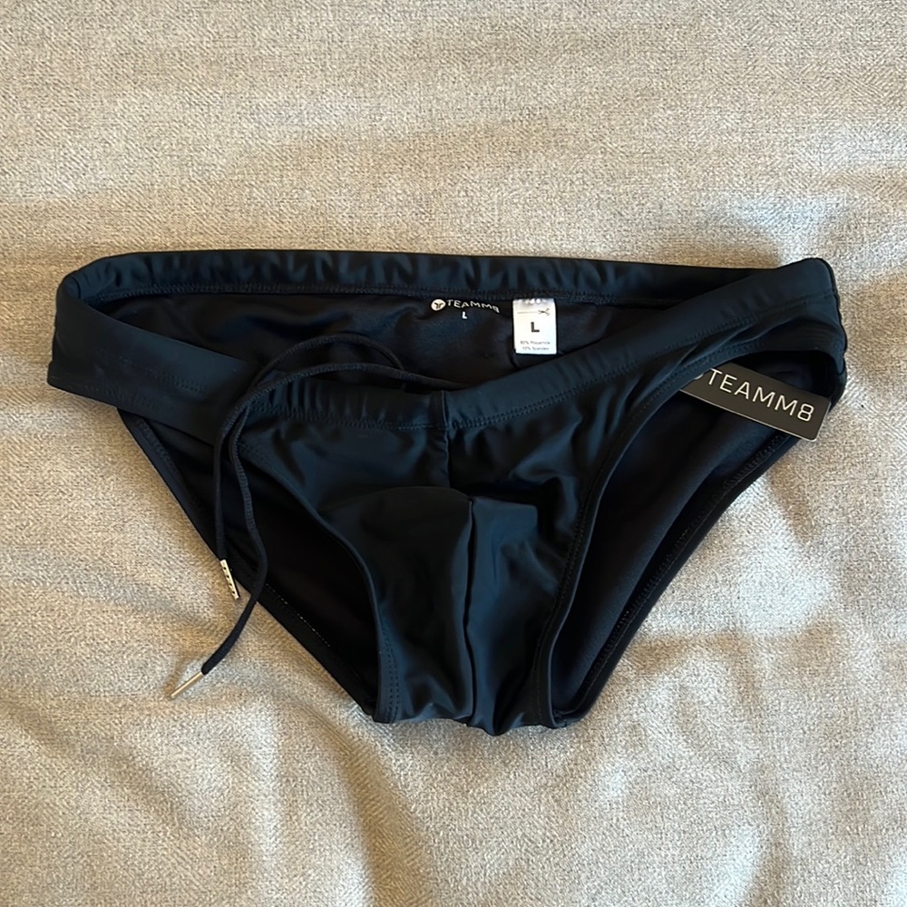 Teamm8 black swim brief
